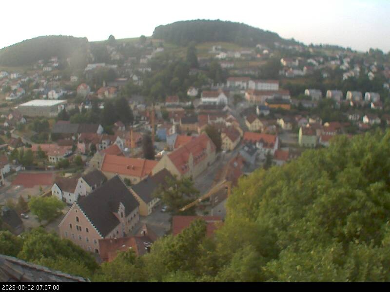 Archiv Foto Webcam Blick auf Falkenstein (Cham)
