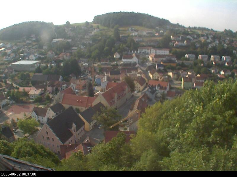 Archiv Foto Webcam Blick auf Falkenstein (Cham)