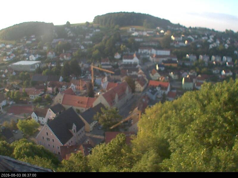 Archiv Foto Webcam Blick auf Falkenstein (Cham)