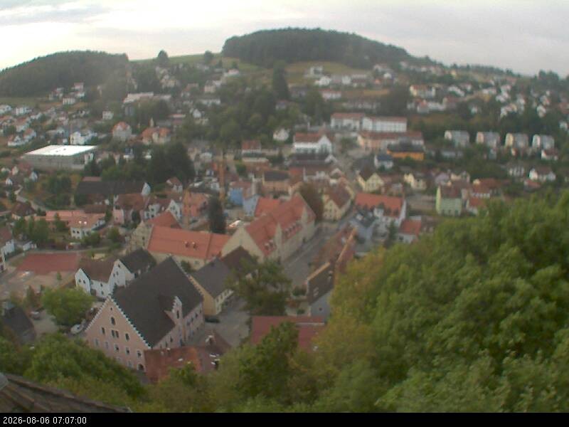 Archiv Foto Webcam Blick auf Falkenstein (Cham)