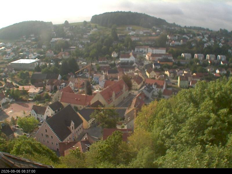 Archiv Foto Webcam Blick auf Falkenstein (Cham)