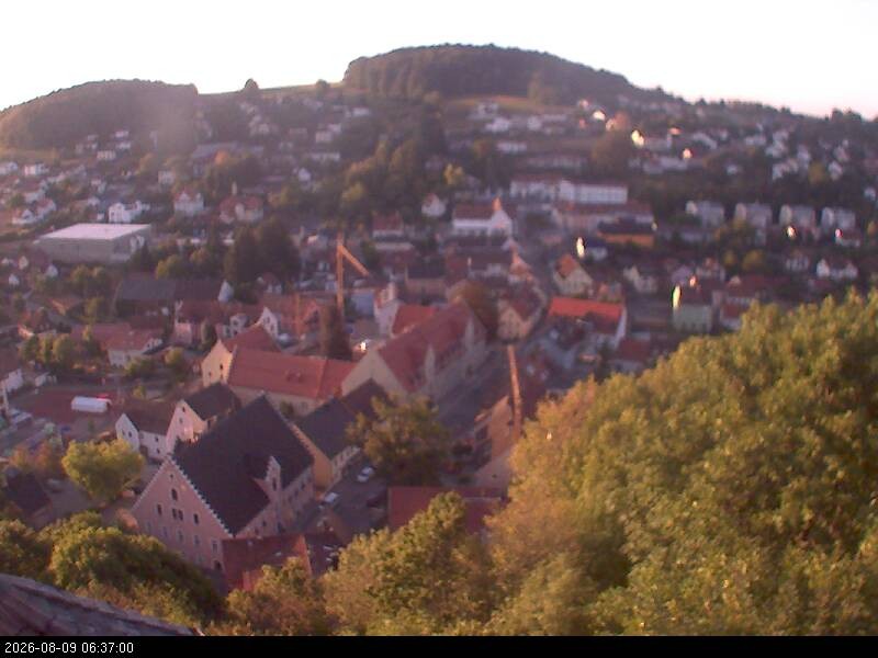 Archiv Foto Webcam Blick auf Falkenstein (Cham)