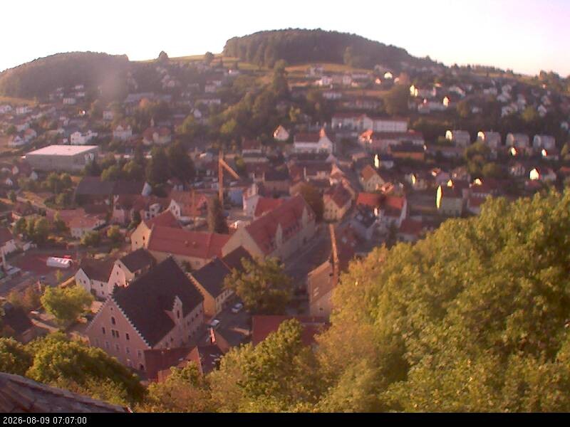 Archiv Foto Webcam Blick auf Falkenstein (Cham)