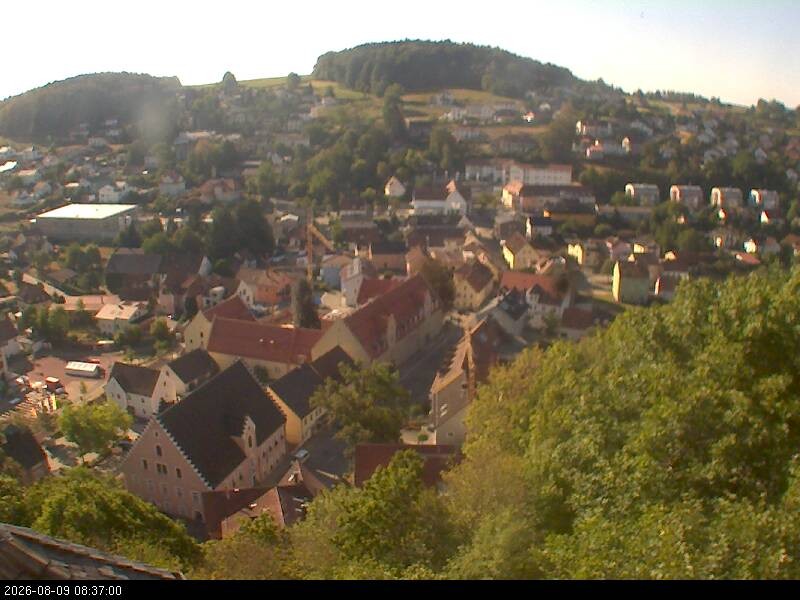 Archiv Foto Webcam Blick auf Falkenstein (Cham)