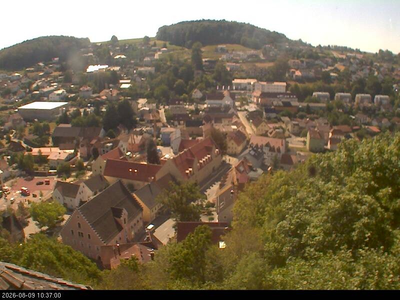 Archiv Foto Webcam Blick auf Falkenstein (Cham)