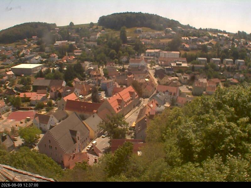 Archiv Foto Webcam Blick auf Falkenstein (Cham)