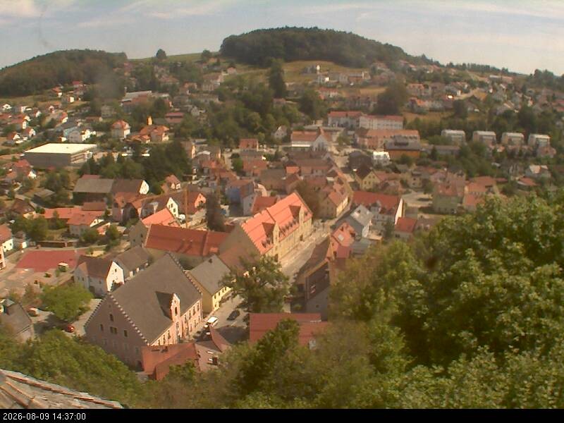 Archiv Foto Webcam Blick auf Falkenstein (Cham)