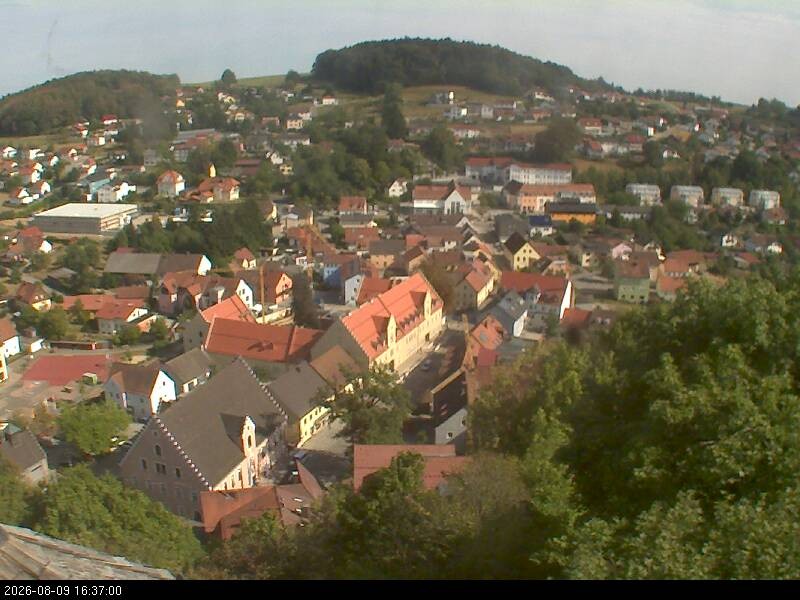Archiv Foto Webcam Blick auf Falkenstein (Cham)
