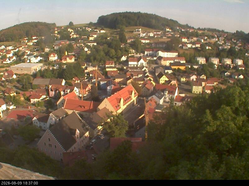 Archiv Foto Webcam Blick auf Falkenstein (Cham)