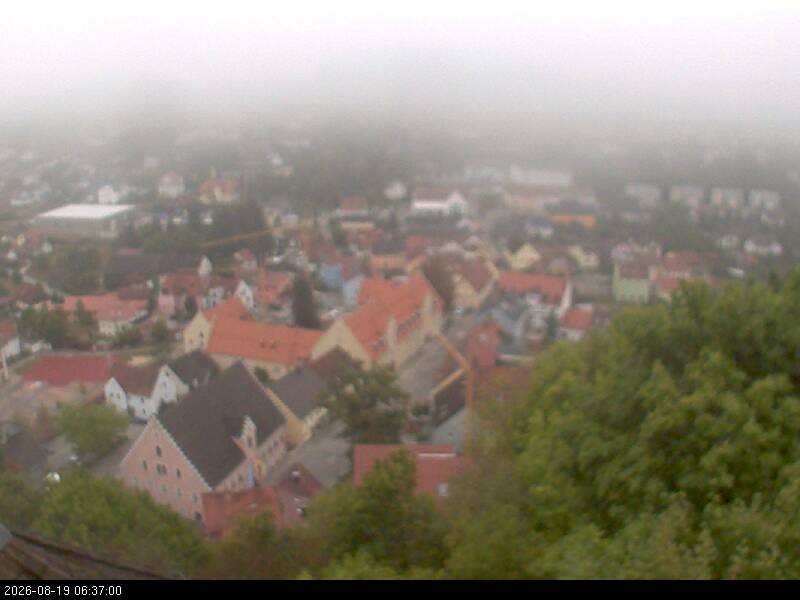 Archiv Foto Webcam Blick auf Falkenstein (Cham)