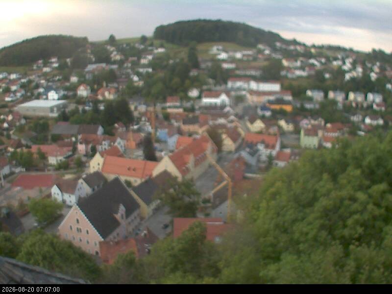 Archiv Foto Webcam Blick auf Falkenstein (Cham)