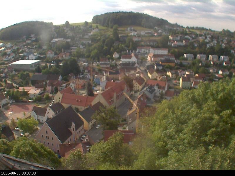 Archiv Foto Webcam Blick auf Falkenstein (Cham)