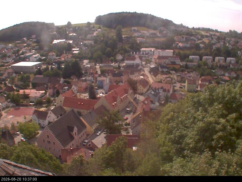 Archiv Foto Webcam Blick auf Falkenstein (Cham)