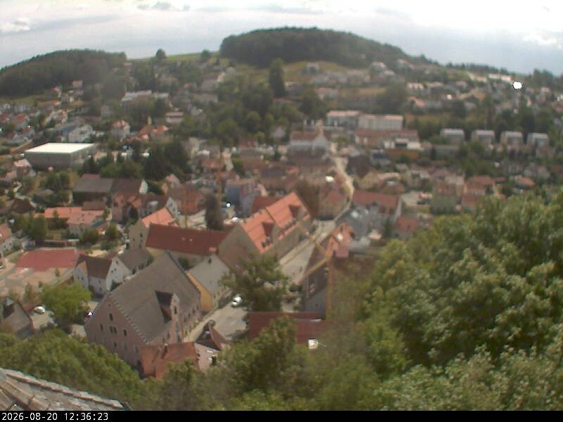 Archiv Foto Webcam Blick auf Falkenstein (Cham)