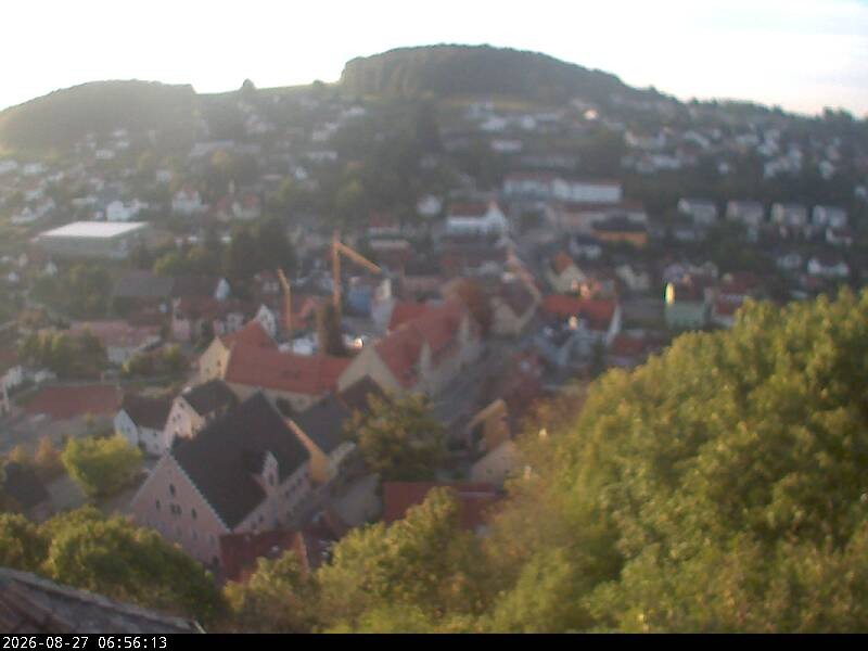 Archiv Foto Webcam Blick auf Falkenstein (Cham)