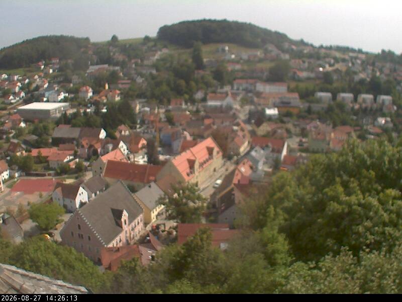 Archiv Foto Webcam Blick auf Falkenstein (Cham)