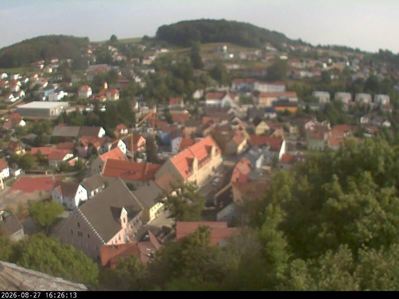 Archiv Foto Webcam Blick auf Falkenstein (Cham)