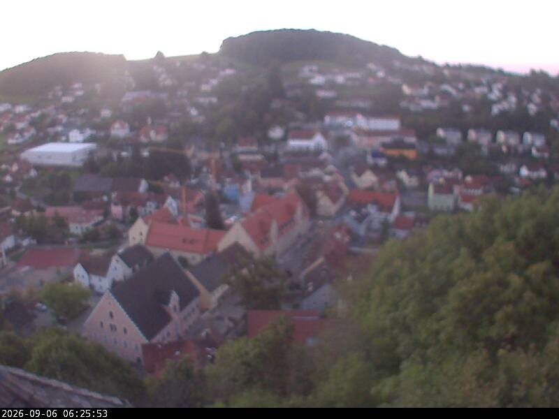 Archiv Foto Webcam Blick auf Falkenstein (Cham)