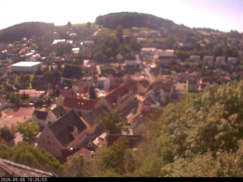 Archiv Foto Webcam Blick auf Falkenstein (Cham)