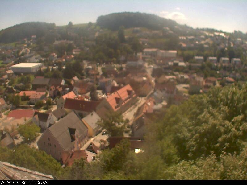 Archiv Foto Webcam Blick auf Falkenstein (Cham)