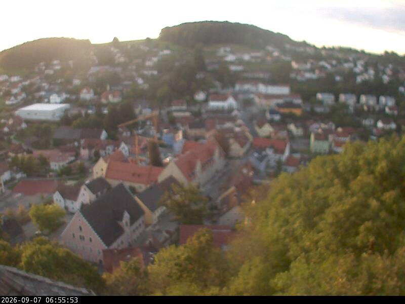 Archiv Foto Webcam Blick auf Falkenstein (Cham)