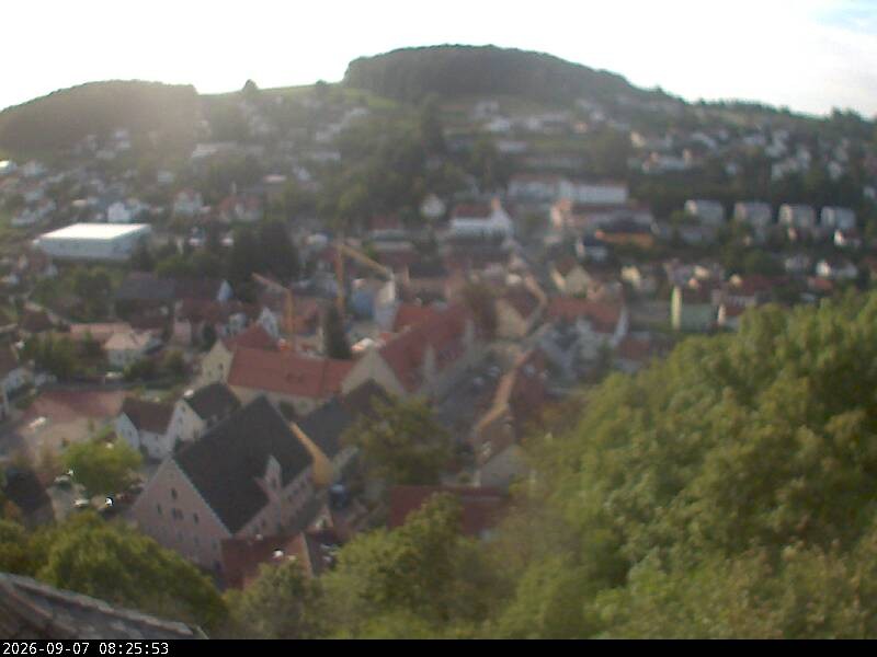 Archiv Foto Webcam Blick auf Falkenstein (Cham)