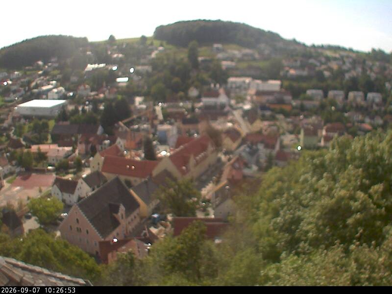 Archiv Foto Webcam Blick auf Falkenstein (Cham)