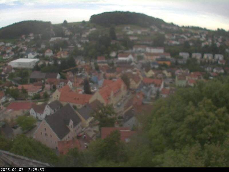 Archiv Foto Webcam Blick auf Falkenstein (Cham)
