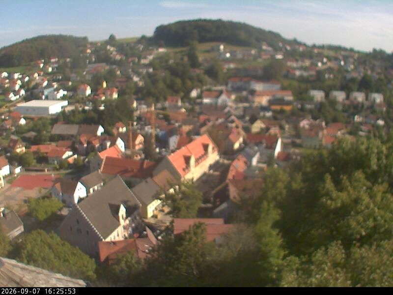 Archiv Foto Webcam Blick auf Falkenstein (Cham)