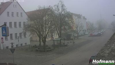 Archived image Webcam Bogen in Lower Bavaria - village square