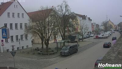 Archived image Webcam Bogen in Lower Bavaria - village square