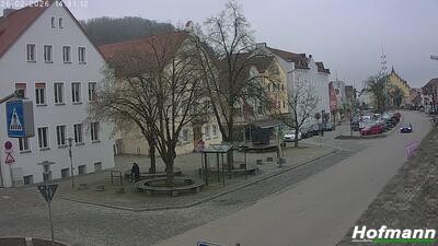 Archived image Webcam Bogen in Lower Bavaria - village square
