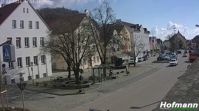 Archived image Webcam Bogen in Lower Bavaria - village square