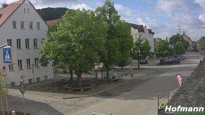 Archived image Webcam Bogen in Lower Bavaria - village square