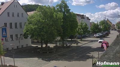 Archived image Webcam Bogen in Lower Bavaria - village square