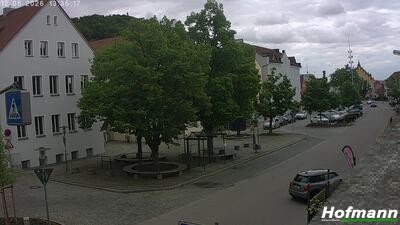 Archived image Webcam Bogen in Lower Bavaria - village square