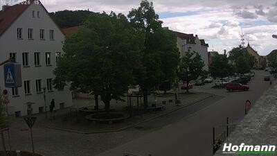 Archived image Webcam Bogen in Lower Bavaria - village square