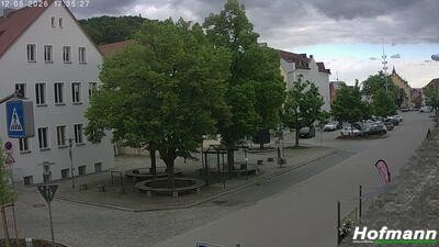 Archived image Webcam Bogen in Lower Bavaria - village square