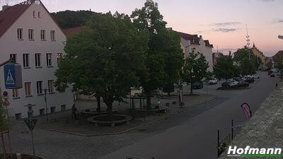 Archived image Webcam Bogen in Lower Bavaria - village square
