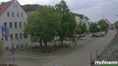 Archived image Webcam Bogen in Lower Bavaria - village square