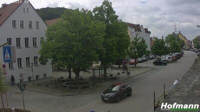 Archived image Webcam Bogen in Lower Bavaria - village square