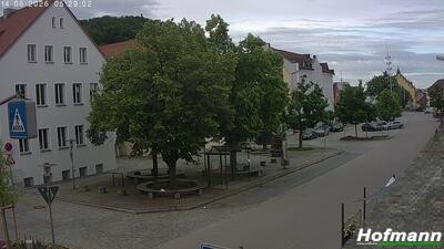 Archived image Webcam Bogen in Lower Bavaria - village square