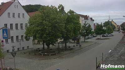 Archived image Webcam Bogen in Lower Bavaria - village square