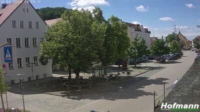 Archived image Webcam Bogen in Lower Bavaria - village square