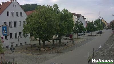 Archived image Webcam Bogen in Lower Bavaria - village square