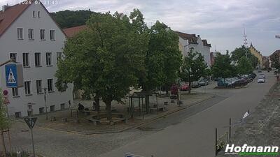Archived image Webcam Bogen in Lower Bavaria - village square