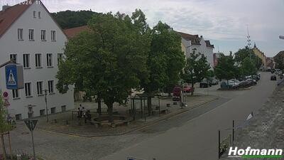 Archived image Webcam Bogen in Lower Bavaria - village square