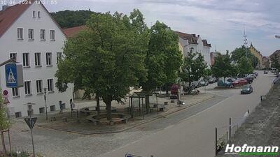 Archived image Webcam Bogen in Lower Bavaria - village square