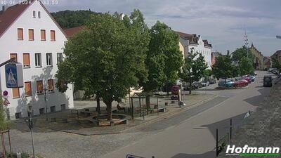 Archived image Webcam Bogen in Lower Bavaria - village square