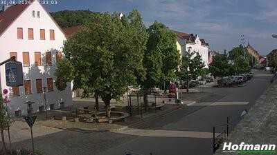 Archived image Webcam Bogen in Lower Bavaria - village square